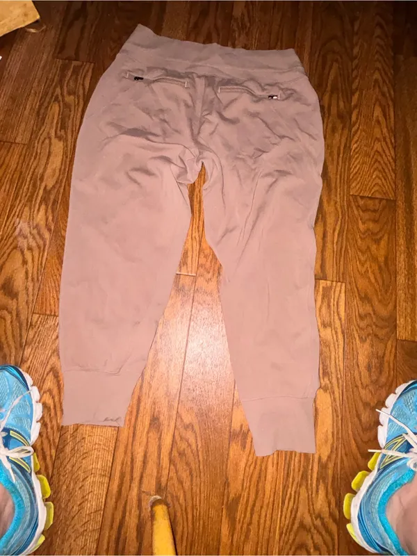 Athleta Rustic Beige Venice Joggers size medium Size L - Image 3