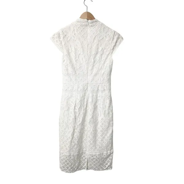 Baltic Born White Aria Lace Column Dress Size Small‎ - Image 3