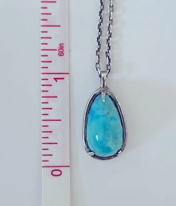 Silver Turquoise Pendant - Image 6
