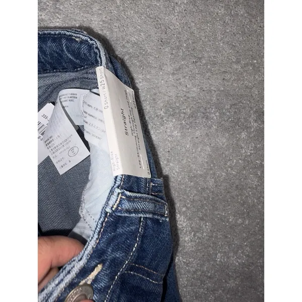 hollister high rise straight straight nwt medium wash 0 short‎ - Image 6