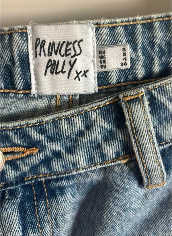 Princess Polly Mini Denim Skirt - Image 3