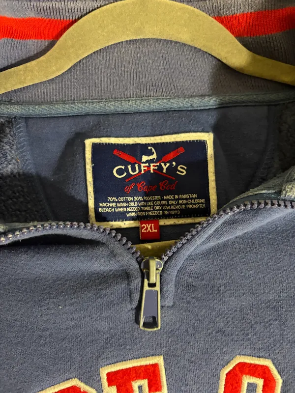 Cuffys Cape Cod Blue quarter zip - Image 3