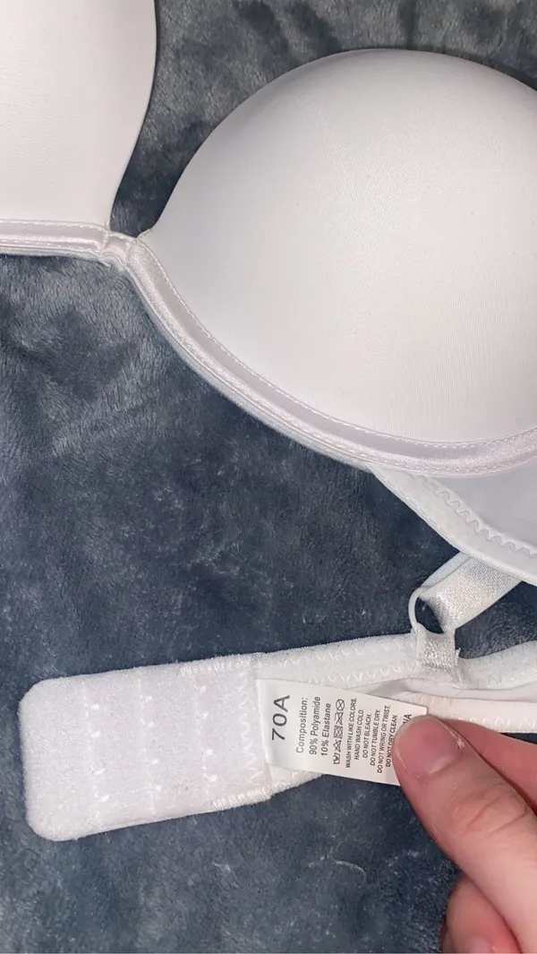 SheIn White Push-Up Bra - Image 2