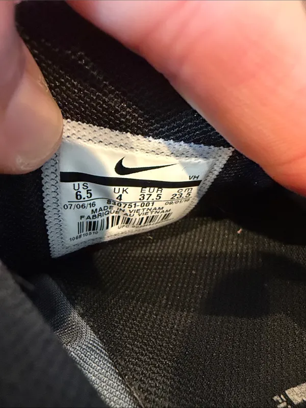 Nike Flex 2016 RN Running in Black Size 6.5 - C54-169 - Image 8