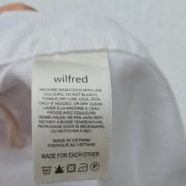 Wilfred White Wrap-Style Midi Skirt - Image 8