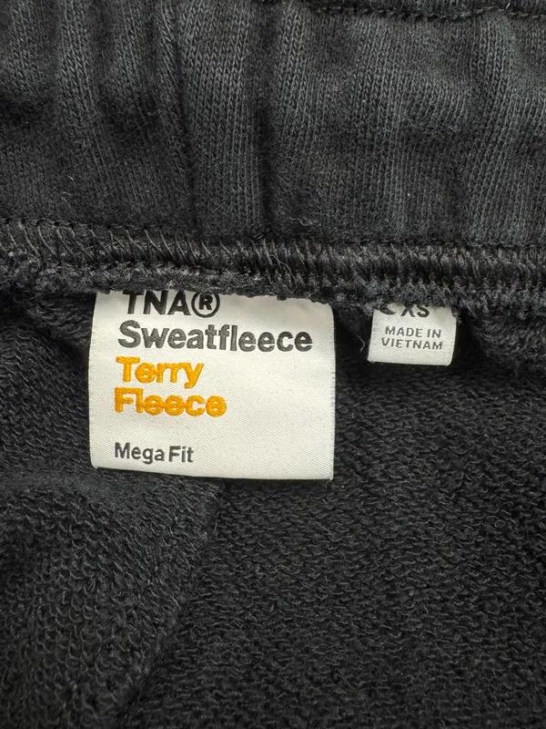 Aritzia TNA Cozy Fleece Mega Sweatpants Black Women’s XS - Image 4