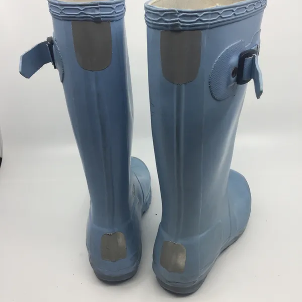 Unisex Hunter Boots Light Blue Size US 2M/3F - Image 3