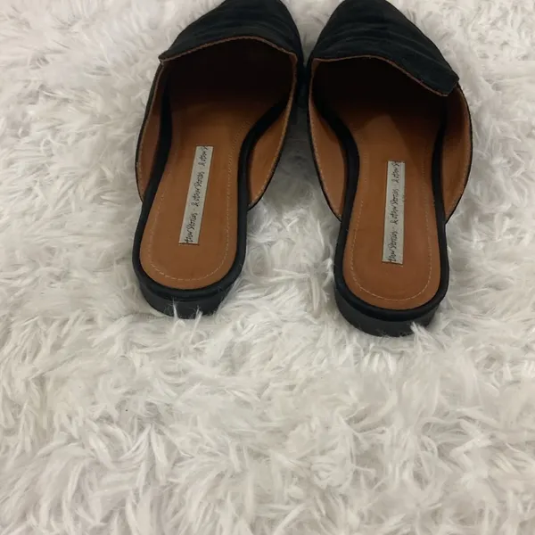 & Other Stories ,Women ,Black ,Suede Flat Loafers ,Mule ,Slippers.Size-7 - Image 5