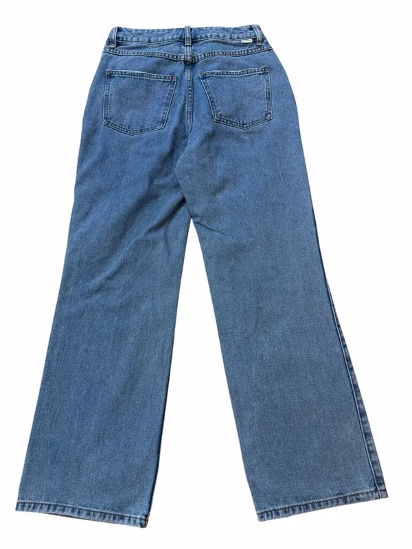 Billabong The Salty Blonde Chill Out High Waisted Wide Leg Denim Jeans - Image 2