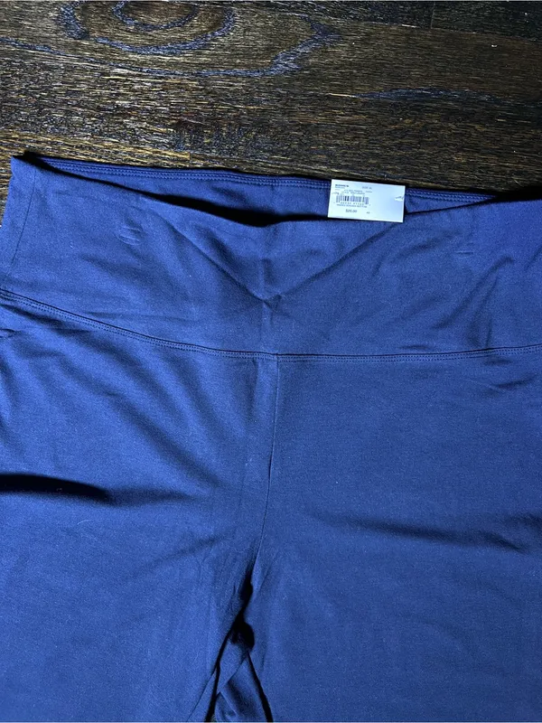 NWT Sonoma Navy Blue Bootcut Legging Yoga Pants XL High Rise - Image 3