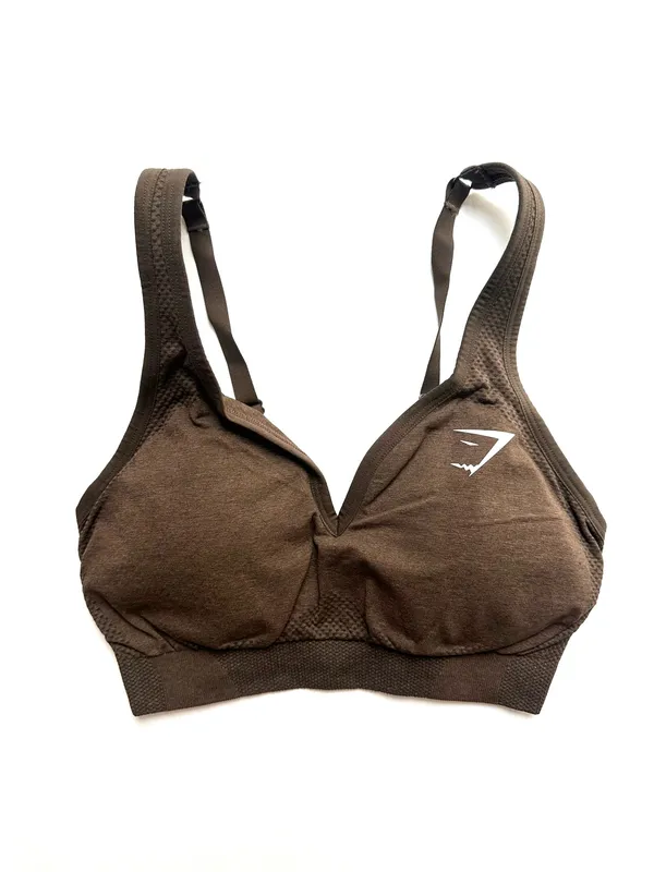 Gymshark Vital Seamless Soft Shorts & V Neck Sports Bra Set - Image 5