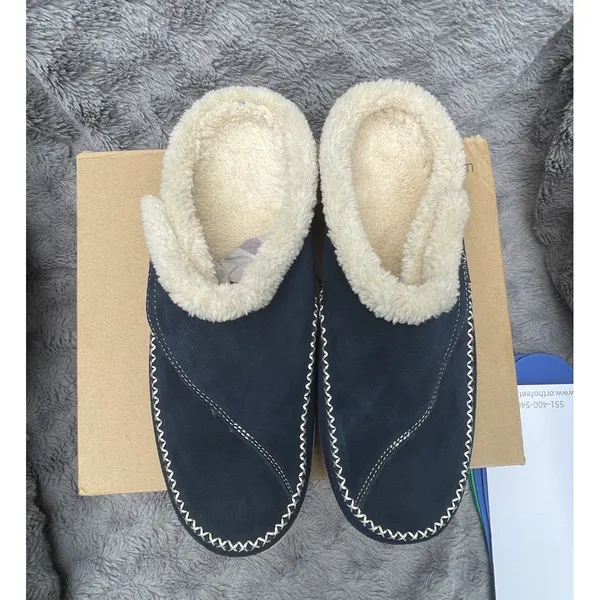 Orthofeet Women's Shoe 8.5 W Orthotic Insole & Arch Support Charlotte Clog S740 - Image 3