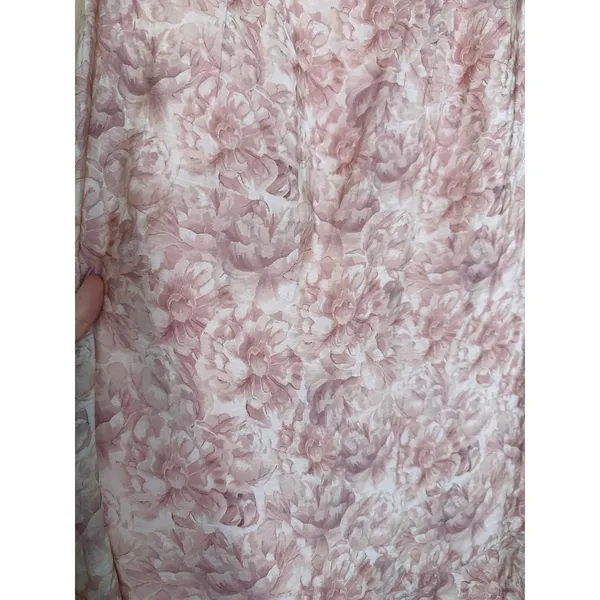 NWT Lulus Cherished Sweetheart Dusty Pink Floral Bustier Midi Dress Resort Sz M - Image 6