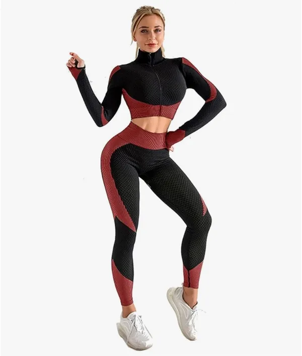 Amazon 3 Piece Gym Set Red and Black - Image 2