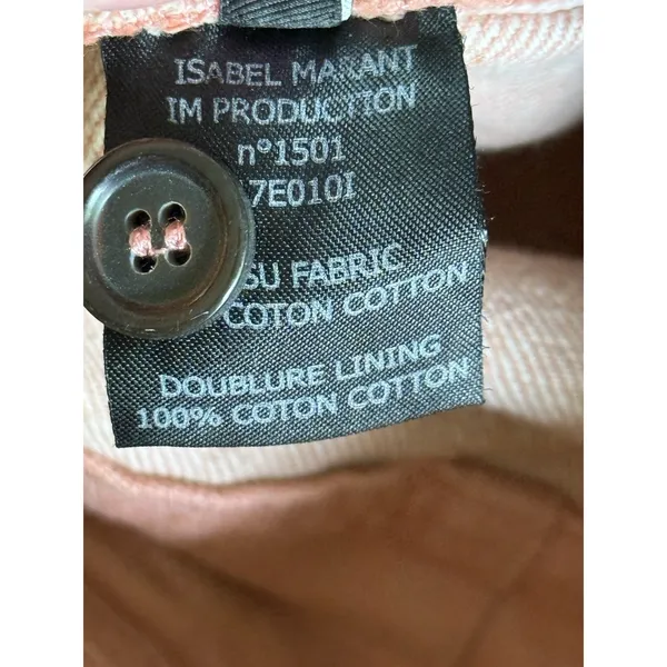 Isabel‎ Marant High Waisted Belted Jeans Size 36 (US 4) Pink Straight Leg - Image 5