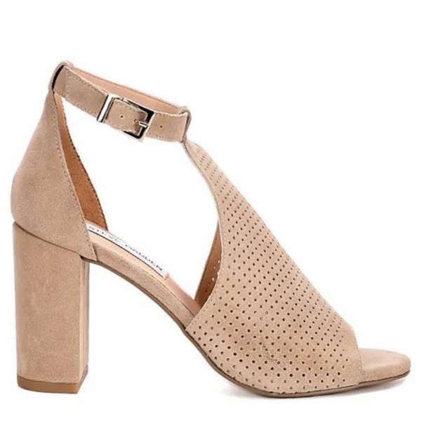 NEW Reda Taupe Suede Sandal Open Toe Ankle Strap SZ-9 - Image 3