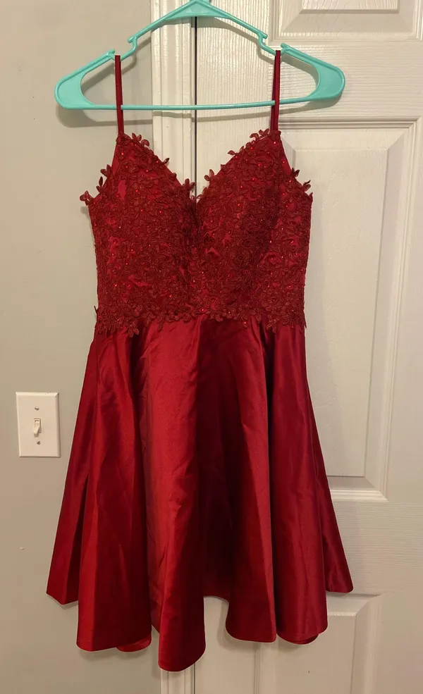 Red Formal Dress - Image 5