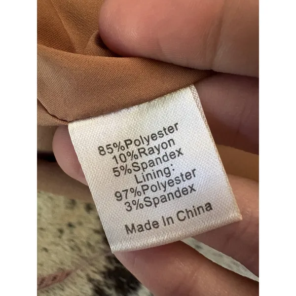 Tuckernuck Emerson coat dress Size Medium Tan Elbow Patch - Image 10