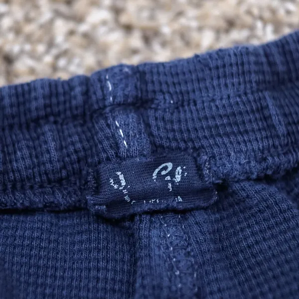 J Galt Waffle Knit‎ Shorts Womens Small Navy Blue San Francisco California - Image 3