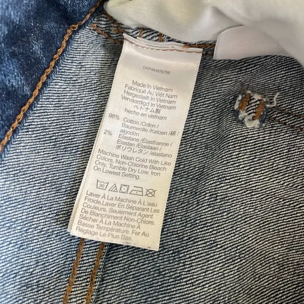 Madewell Curvy High‎ Rise Jeans size 25 Slim Straight Skinny Dark Wash Everyday - Image 5