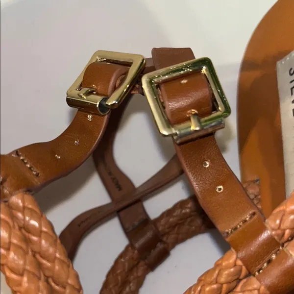 Steve Madden Brown Metallic Sandals - Image 5