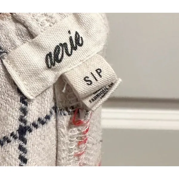 Aerie Plaid Cargo Pajama Pants - Image 4