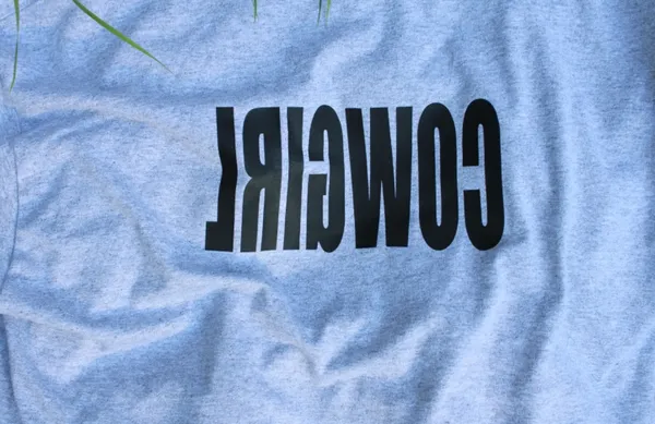 Custom Western Tee Size L - Image 3