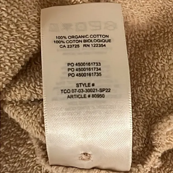 Aritzia Wilfred Free 100% Organic Cotton The Ganna Shaket, tan , oversized S - Image 11