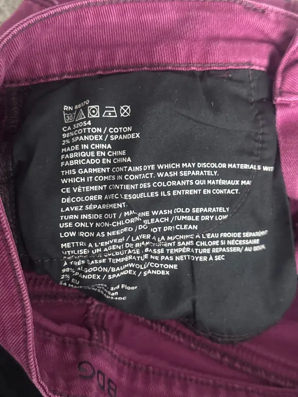 BDG Maroon shorts  - Image 3