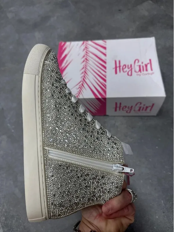 Hey girl, by Corky’s rhinestone embellished shoes - Image 4