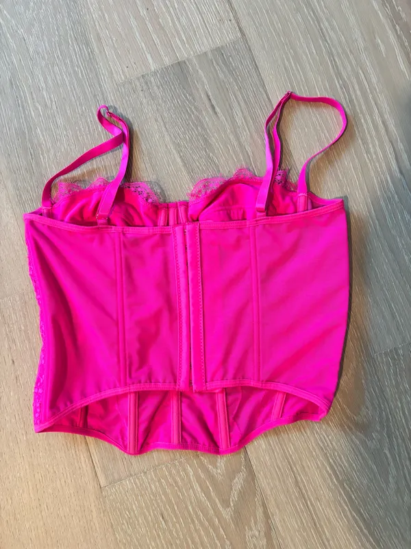 Pink corset top Size M - Image 2