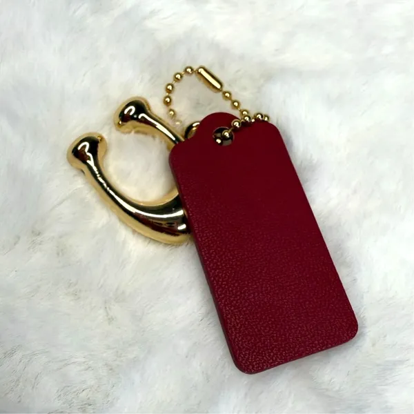 COACH "C" Hang Tag Hangtag Key Fob Bag Charm - Image 2