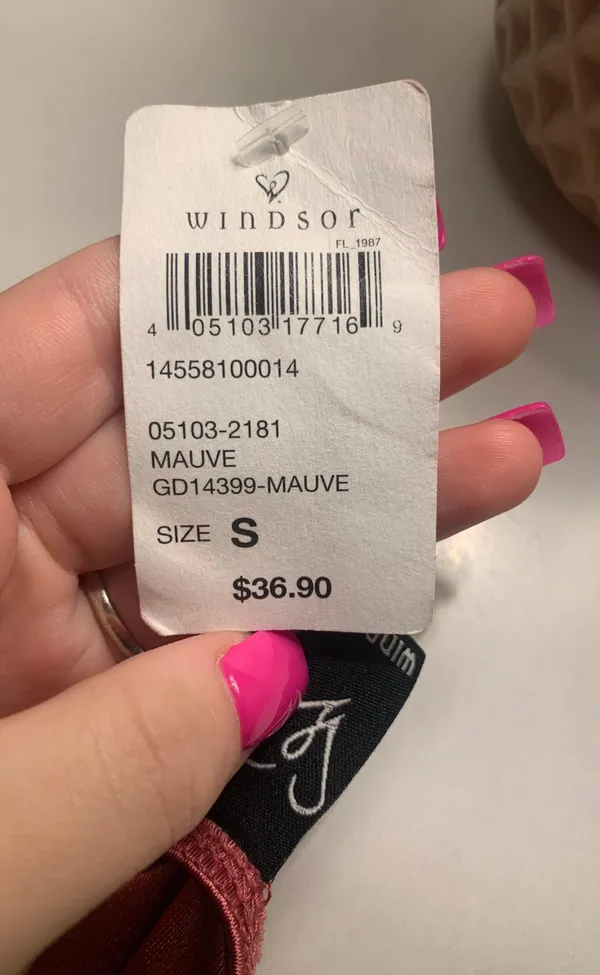 Windsor Pink Mauve Mini Dress - Image 3