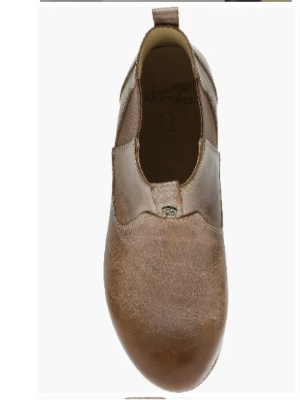 Dansko Michele Chelsea Boot, Tan Waxy Brush Off, Size EU38/US7.5 NWOT - Image 2
