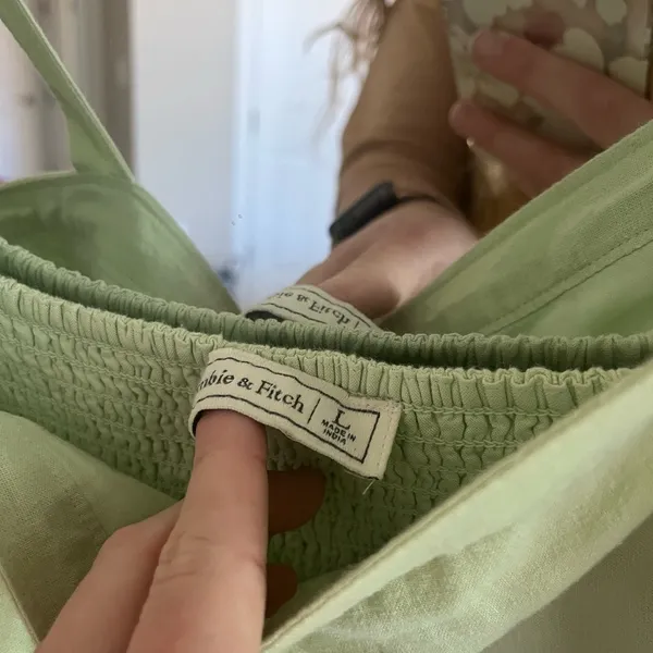 Abercrombie & Fitch Mint Green Women's Dress - Image 6