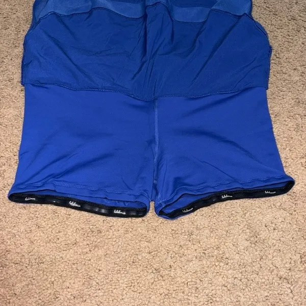 Lululemon Hotty Hot Skirt II Activewear Mesh Hem Sapphire Blue 6 - Image 6