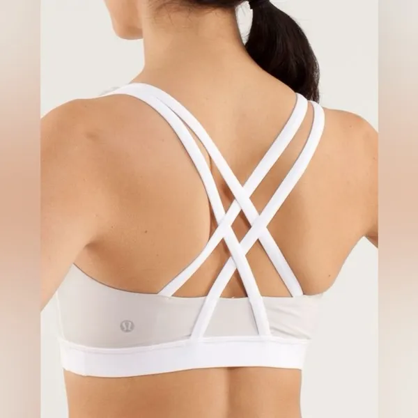 Lululemon Energy sports bra criss cross strappy medium support sweat wicking - Image 6