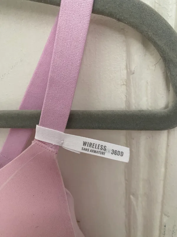 Aerie Pink Bralette Size 36DD - Image 2