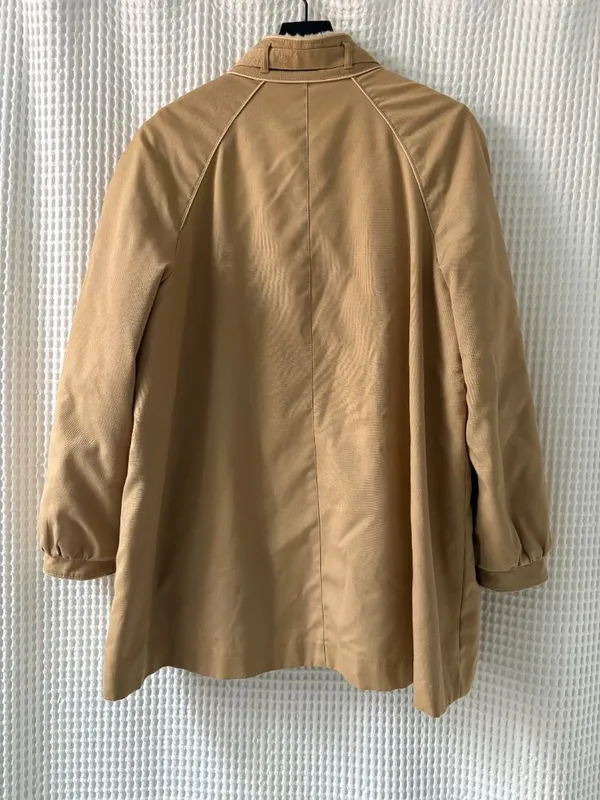 Vintage Bonders camel A line faux fur sherpa lined retro women's jacket [READ] - Image 5