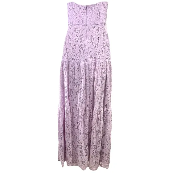 Lulus lace lavender maxi formal dress Xs - Image 5