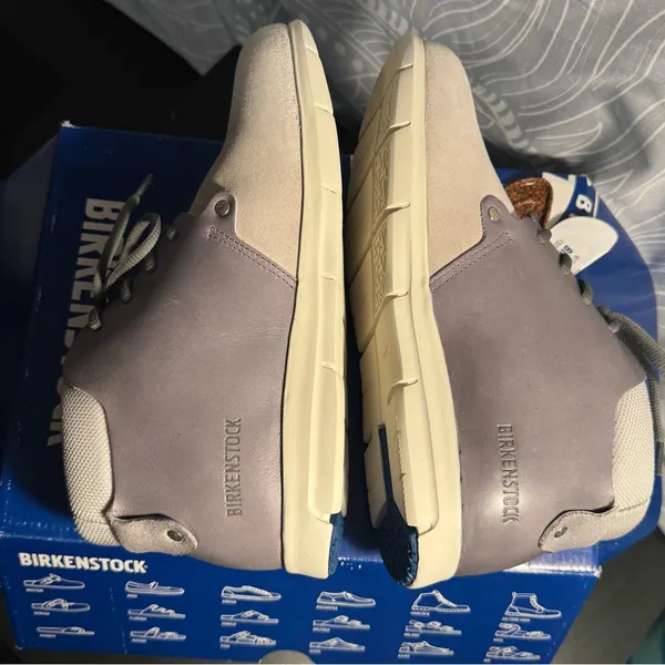 Birkenstock Women's Off-White mid Sneakers 38 Euro (7W) Narrow fit - Image 3