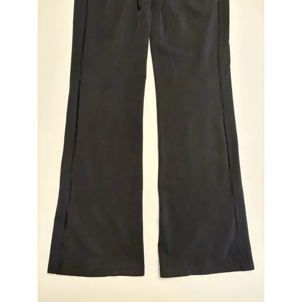 Nike Women Dri-FIT Yoga Pants | Wide Leg Black Athletic Lounge | Medium - Image 6