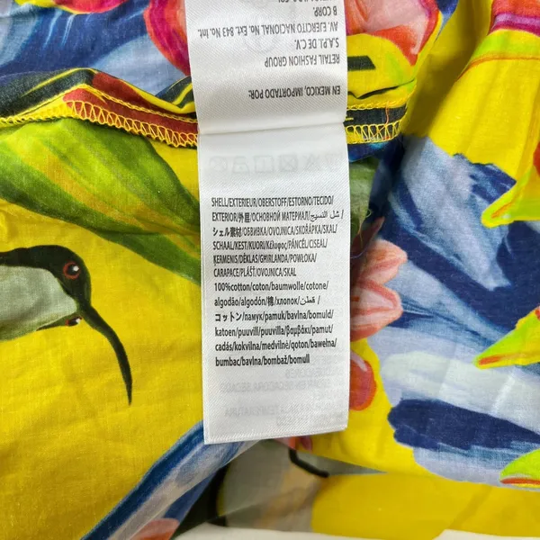 NWOT Farm Rio Cotton Bright Nature Maxi Sundress Multicolor Size L - Image 11