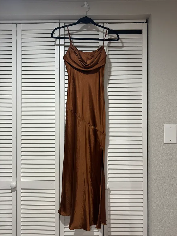 Hello Molly Satin Midi Dress - Image 6