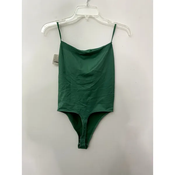Free People Women's Green Tati Seamless Thong Tube Bodysuit M/L NWT - Image 5
