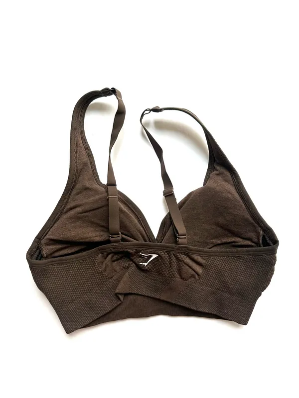 Gymshark Vital Seamless Soft Shorts & V Neck Sports Bra Set - Image 6