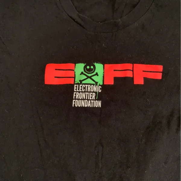 EFF Electronic Frontier Foundation T Shirt Tee XS Black - Image 3