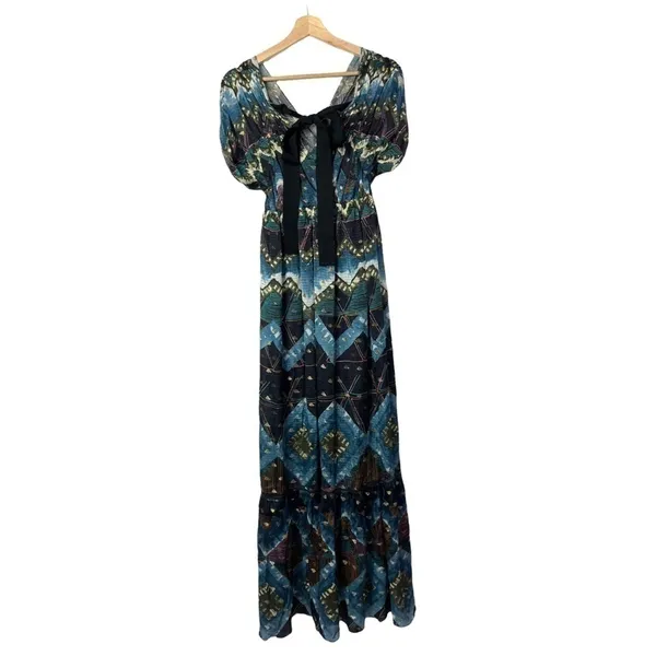Anthropologie TRYB Markus Brevick Printed‎ Maxi Dress XS $188 - Image 4
