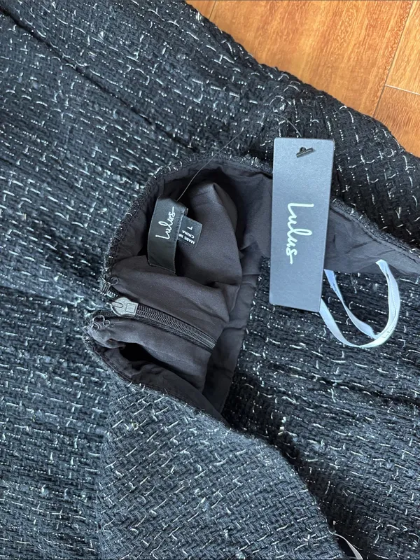 NWT Lulus black mini dress - Image 13