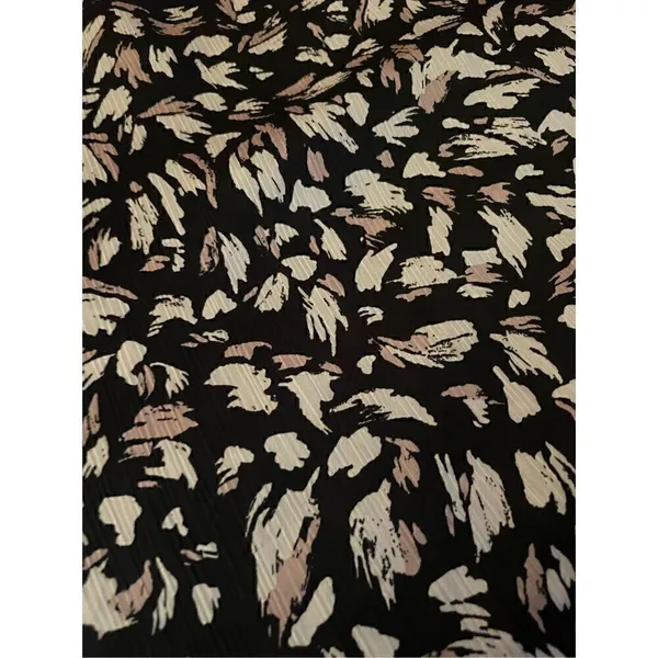Free People Printed Hang on slip Dress Night Combo Black Tan Size S/P - Image 5
